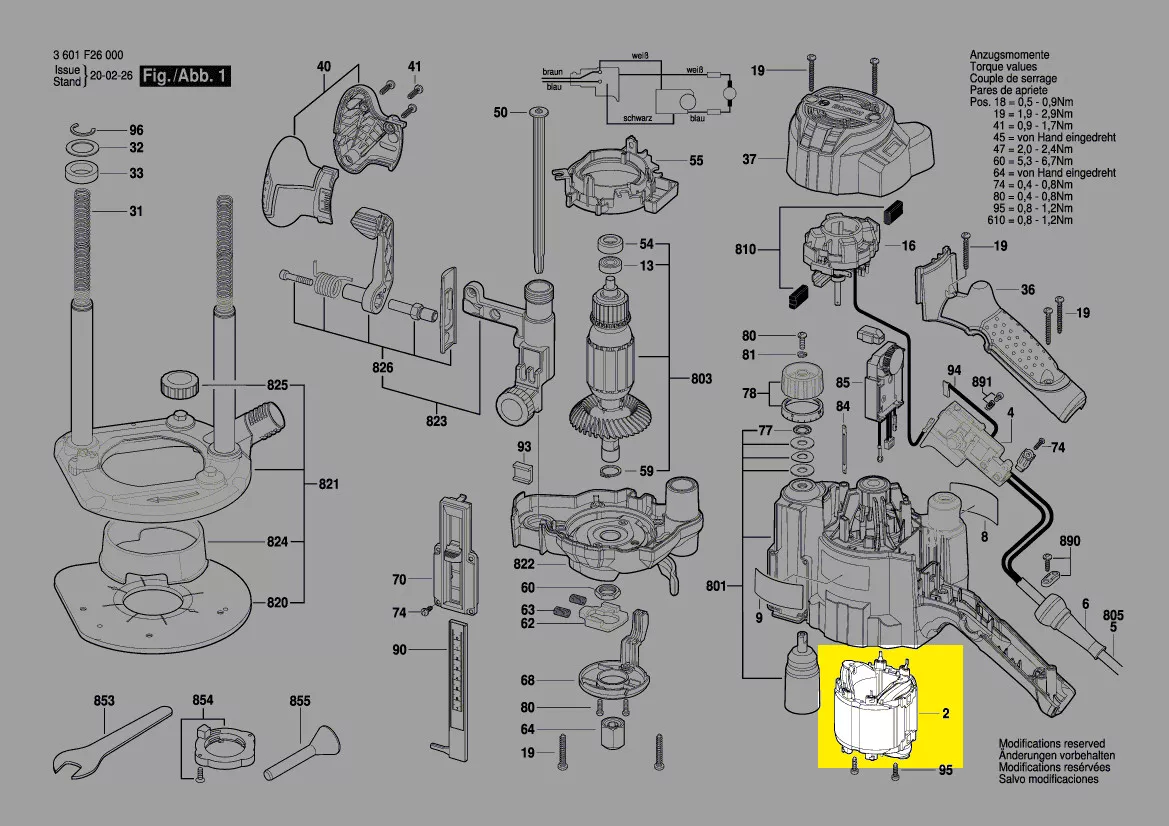 Stator réf. 2 604 220 763 Bosch